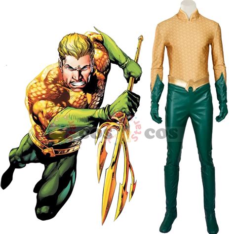 halloween costume for men Aquaman cosplay costume adult superhero costume Aquaman custom made-in ...