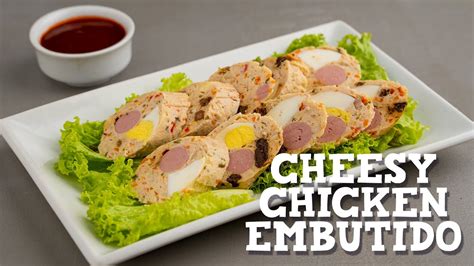 Cheesy Chicken Embutido Simpol Youtube