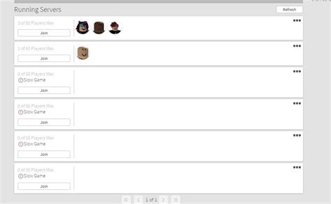 ROBLOX SERVERS : roblox