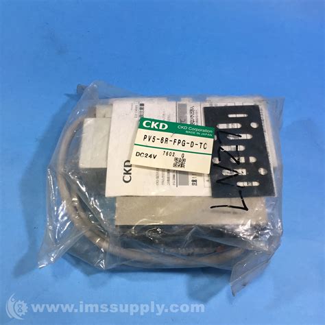 Ckd Pv5 6r Fpg D Tc Pneumatic Solenoid Valve Ims Supply