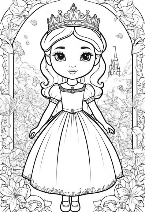 Princess Coloring Color My Pages