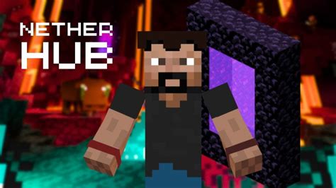 C Mo Hacer Un Nether Hub En Minecraft Youtube