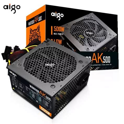 PC POWER SUPPLY พาวเวอร ซพพลาย Aigo WARRIOR AK500 PSU 500W PFC