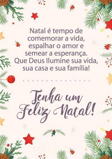 Cartão Mensagem Natal - Cartão de Natal: 30 Modelos Especiais! | Felicitações de natal, Frases ...