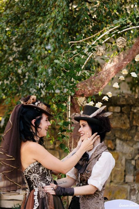 Steampunk Vintage Diy Same Sex Wedding In Germany