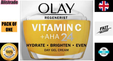 Olay Regenerist Vitamin C AHA 24 Hydrate Brighten Even Day Gel Cream