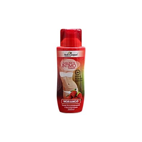 Sabonete Intimo 200ml Morango Bell Corpus Ervas Do Brasil