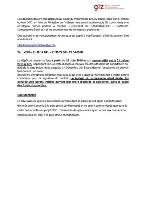 Pdf T L Charger Appel A Manifestation D Interet N Ami Gratuit