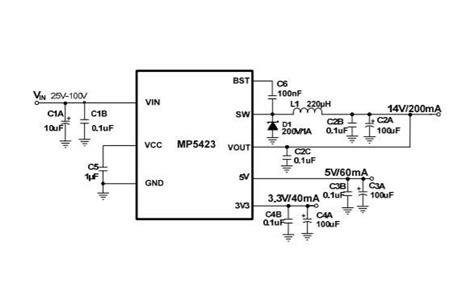 Buck Boost Converter Using Ltc3440 For An Output Voltage Of