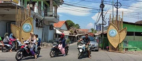 Gapura Bambu Sambut Peserta Muskerwil NU Jatim NU Online Jatim