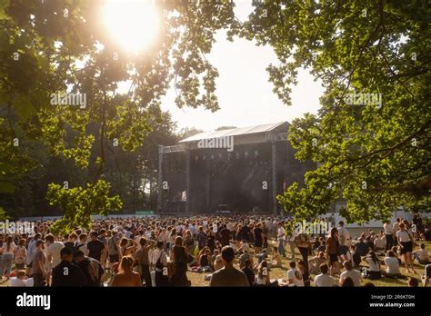 Copenhagen, Denmark. 09th June, 2023. Concert goers attend a live