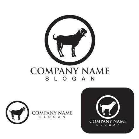 Premium Vector Goat Logo Template Vector Icon Illustration Design