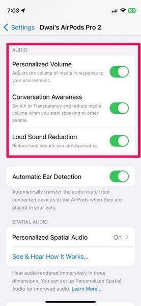 How To Enable And Use Adaptive Audio In Airpods Pro On Iphone In Ios 17 Techyorker