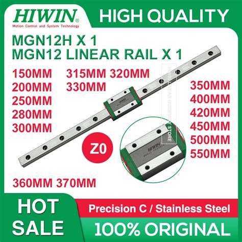 Hiwin Mgn H Mgn Linear Guides Rail Mm Mm Mm