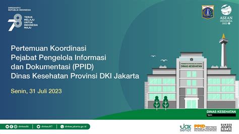 Pertemuan Koordinasi Ppid Dinas Kesehatan Provinsi Dki Jakarta Tahun