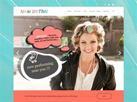 Nikki Britton Website Concept 1 Northern Beaches Websites