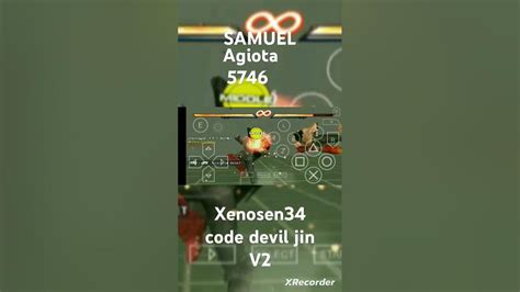 Tk8 Psp Devil Jin V2 Code Xenosen34 Combo Pspp Tekken Youtube