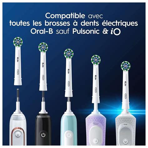 Pack De Brossettes Oral B Pro Cross Action Pour Brosse Dents