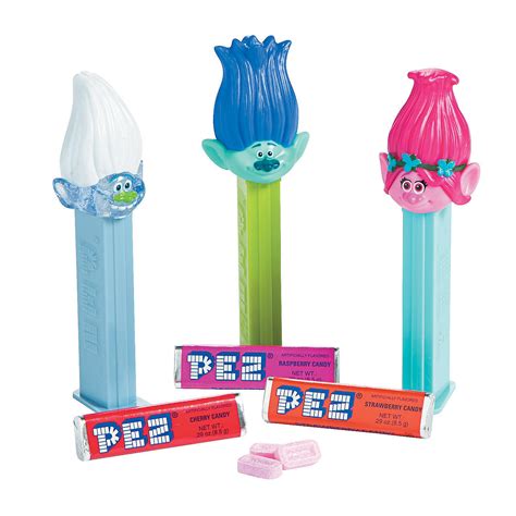 Dreamworks Trolls Pez Dispensers Edibles 12 Pieces 889070979757 Ebay