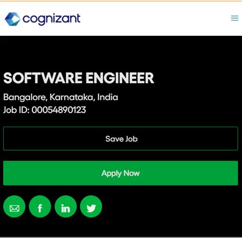 Cognizant Recruitment 2023 Hiring Software Engineer Bachelor S