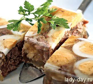 Говяжий студень из ножек, простой рецепт