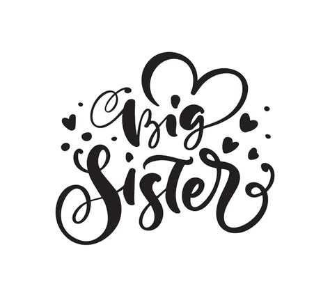 Premium Vector Vector Hand Drawn Lettering Calligraphy Text Big