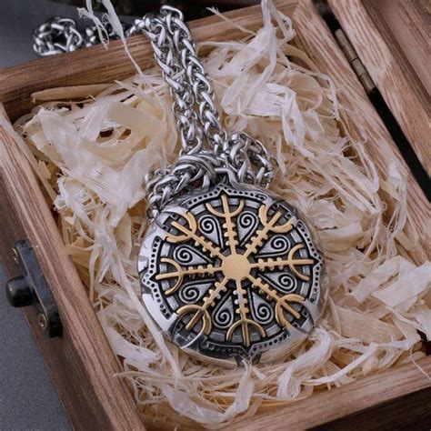 Амулет Викинга Вегвизир, 70см цепочка - купить с доставкой по выгодным ...