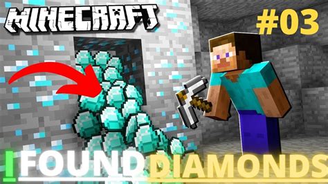 I Found Diamonds In Ravine Minecraft Survival Gameplay Minecraftpe Gameplay Minecraft