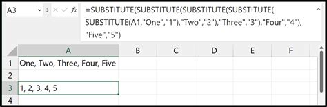 How To Substitute Multiple Values Nested In Excel Formula