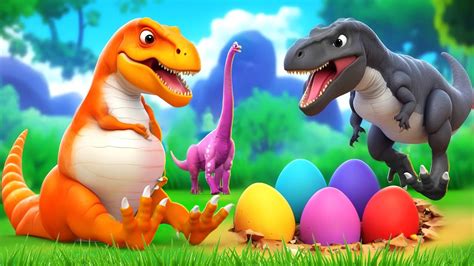 The Great Escape Pregnant T Rex Adventure Egg Laying And Hatching Escaping Black T Rex