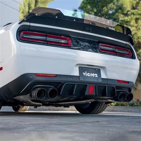 Vicrez BL Style Rear Diffuser Vz102490 Dodge Challenger 2015 2023