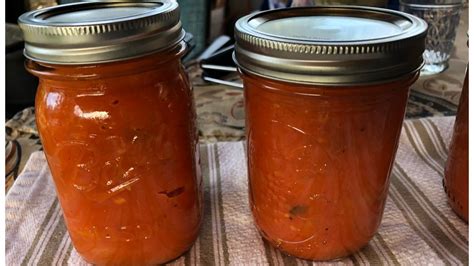 Homemade San Marzano Tomato Sauce From The Garden Seed To Jar Youtube