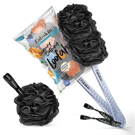 Buy Fabskin Loofah Duo Pack Bath Brush With Long Handle Round Loofah