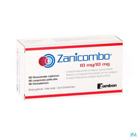 Zanicombo 10 Mg10 Mg Filmomh Tabl 98 Apotheek Thiels