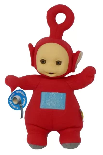 Playskool 1998 Red Teletubbies Po 16 Plush Doll Recalled Naughty