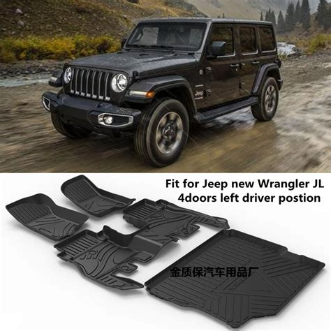 Use For Jeep Wrangler Sahara Rubicon Car Carpet Jl Car Floor Mat Jl