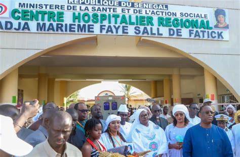 Cérémonie de Dénomination Le Centre Hospitalier Régional de Fatick