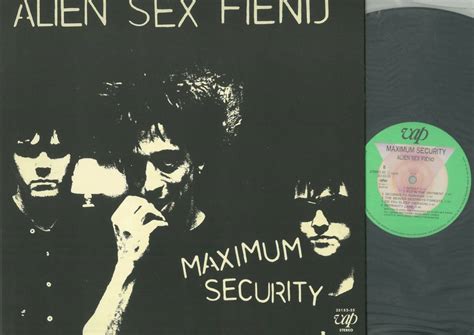 ALIEN SEX FIEND MAXIMUM SECURITY 国内LP 検キー UK DECAY PLAY DEAD DISCHARGE G B H CHAOS U K