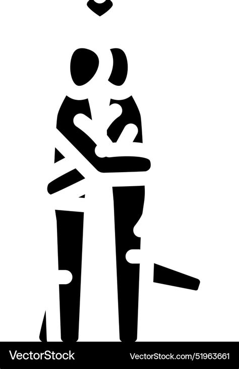 Gay Lgbt Couple Love Glyph Icon Royalty Free Vector Image