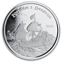 Antigua Und Barbuda 2 Dollar EC8 3 Rum Runner 2020 1 Oz Silber Im