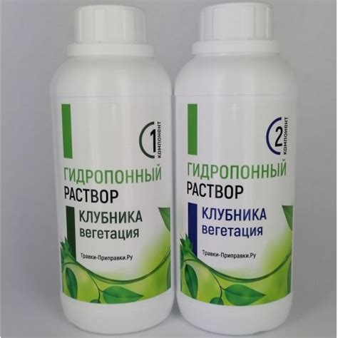 Купить удобрение для гидропоники Раствор для выращивания Клубники ...