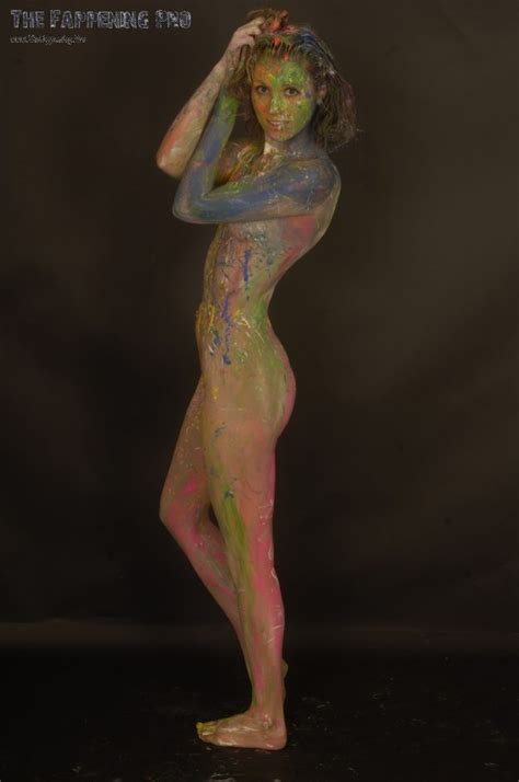 Becca Scott Nude Bodypaint 60 Photos The Fappening