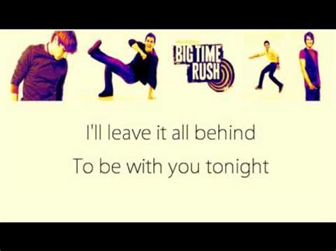 Big Time Rush Oh Yeah Lyrics Youtube