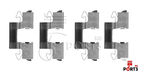 MINTEX MBA1714 Комплектующие, колодки дискового тормоза