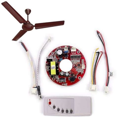 Universal Solar Ac Dc V Ceiling Fan Circuit Remote Smart Speed