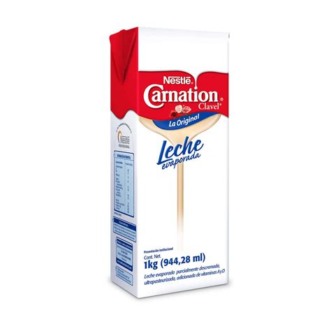 Leche Evaporada NestlÉ Carnation Clavel De 1 Lt Rutren