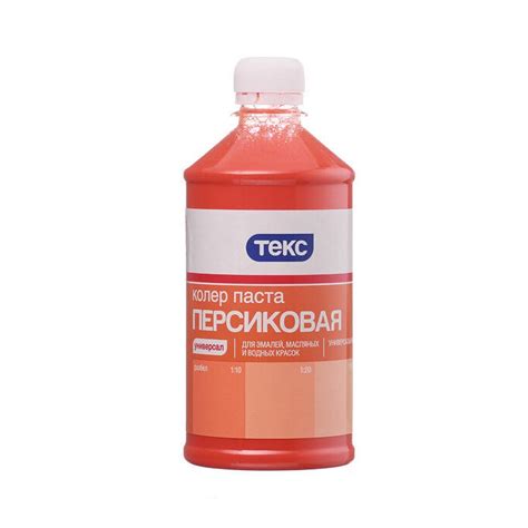 ТЕКС Колер паста Текс Универсал персиковая №12 0,5 л купить, отзывы ...