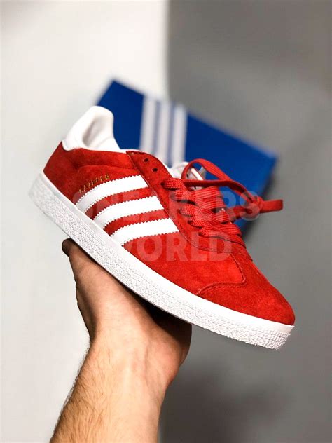Adidas Gazelle красные купить в спб SneakersWorld