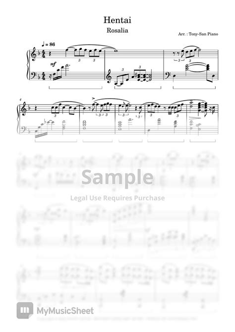 Rosalia Hentai Sheet By Tony San Piano