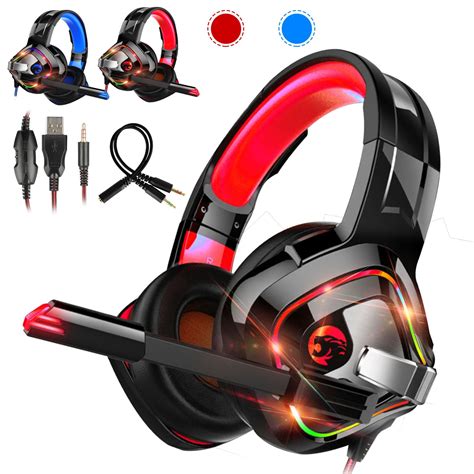 Gaming Headset for PS4, EEEkit Stereo Gaming Headphones with Noise ...
